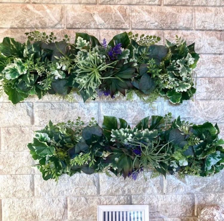 光触媒 人工観葉植物 ウォールグリーン フェイクグリーン 壁掛け801