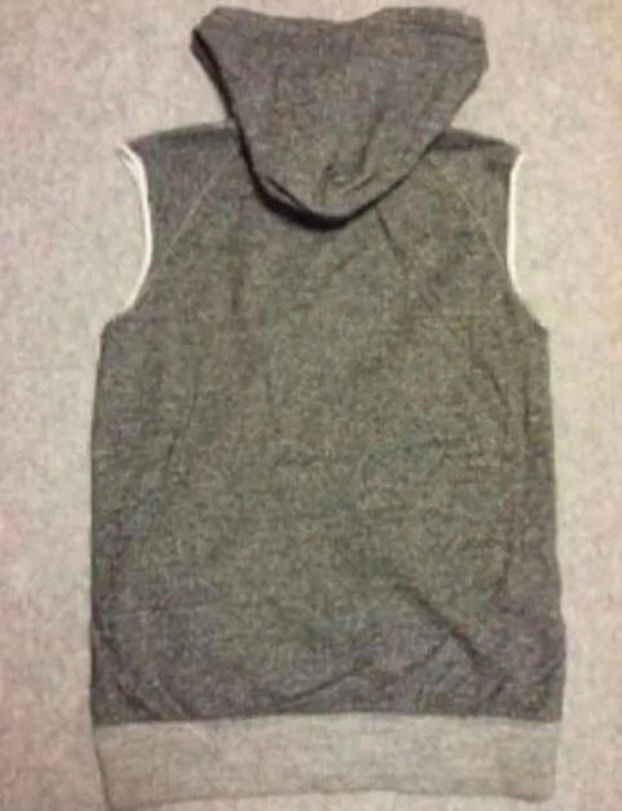 ナンバーナイン☆N.Nライン！ノースリーブ霜降りZIPパーカー  