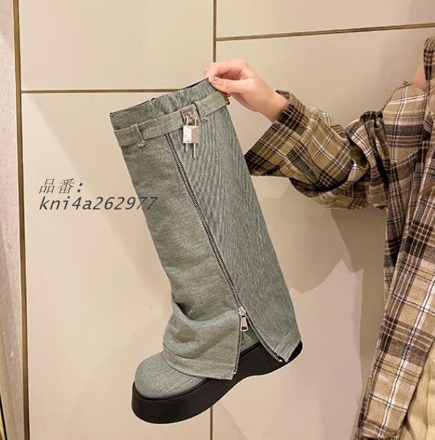 ロングブーツ韓国ファッションレディース7SHO-61 kni4a262977