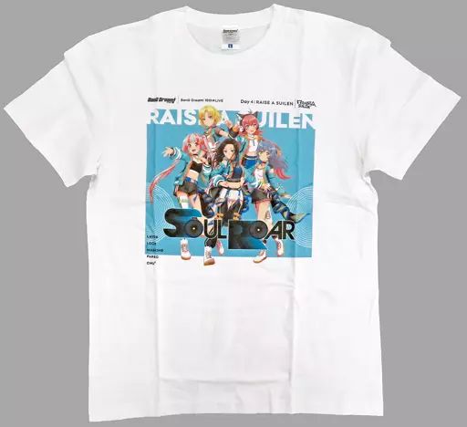 中古】衣類 RAISE A SUILEN Tシャツ ホワイト Lサイズ 「BanG
