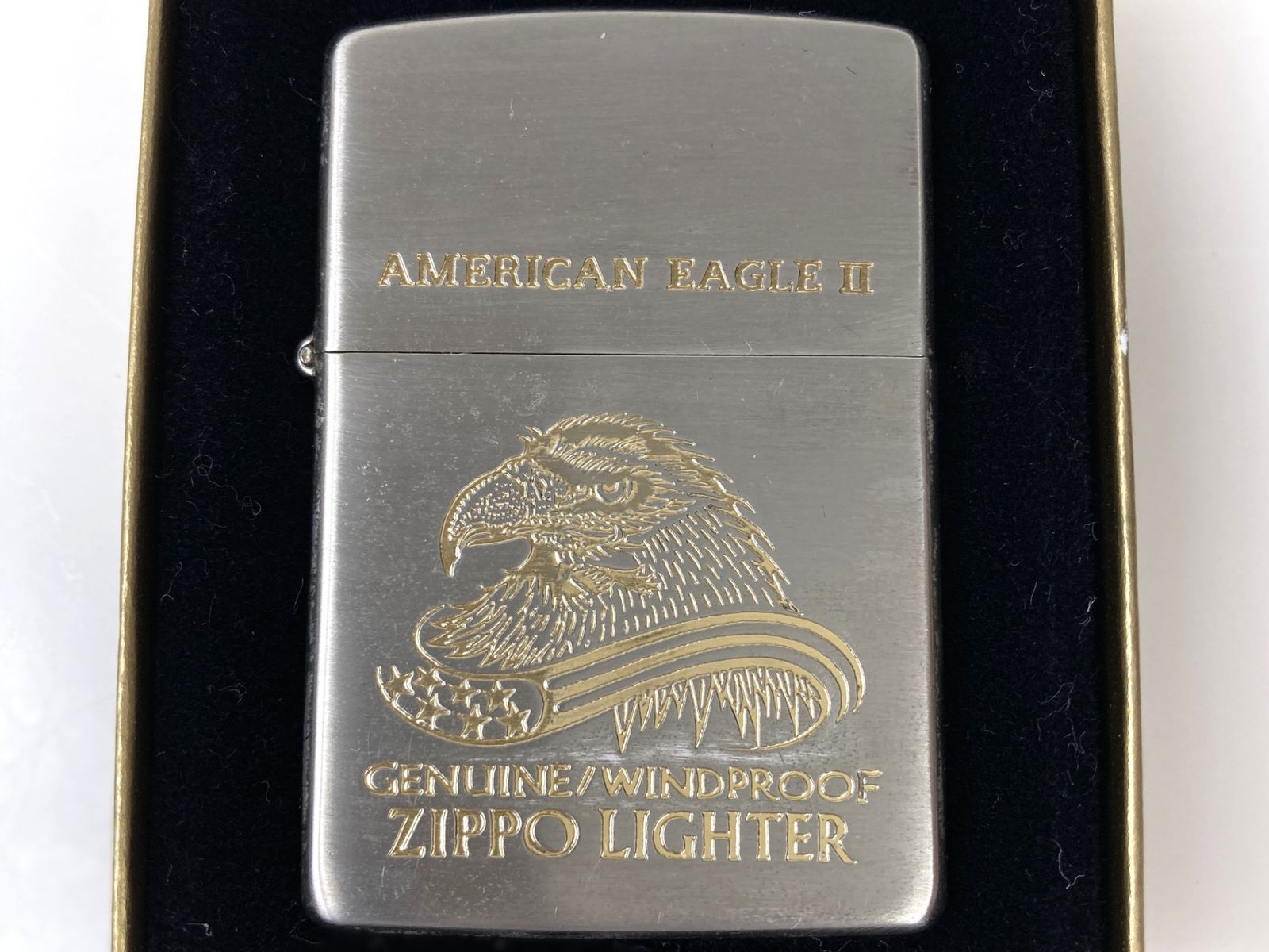 ZIPPO - ジッポー 1995年製 american eagle cvn-65 ライター Zippo ジッポー 絶版・1995年製造 AMERICAN EAGLE CVN-65 SV