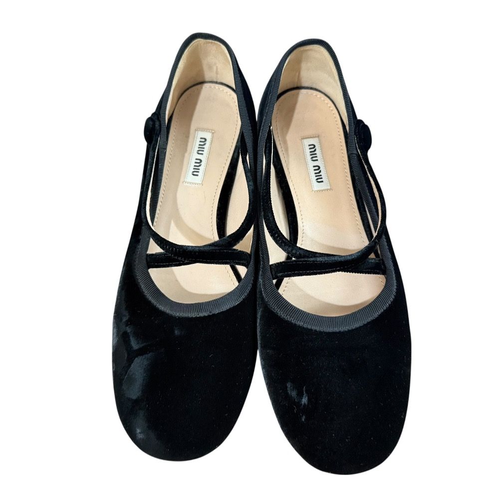 miumiu ビジュー メリージェーンパンプス MIU MIU - miumiu エナメル ビジュー メリージェーンの通販 by M