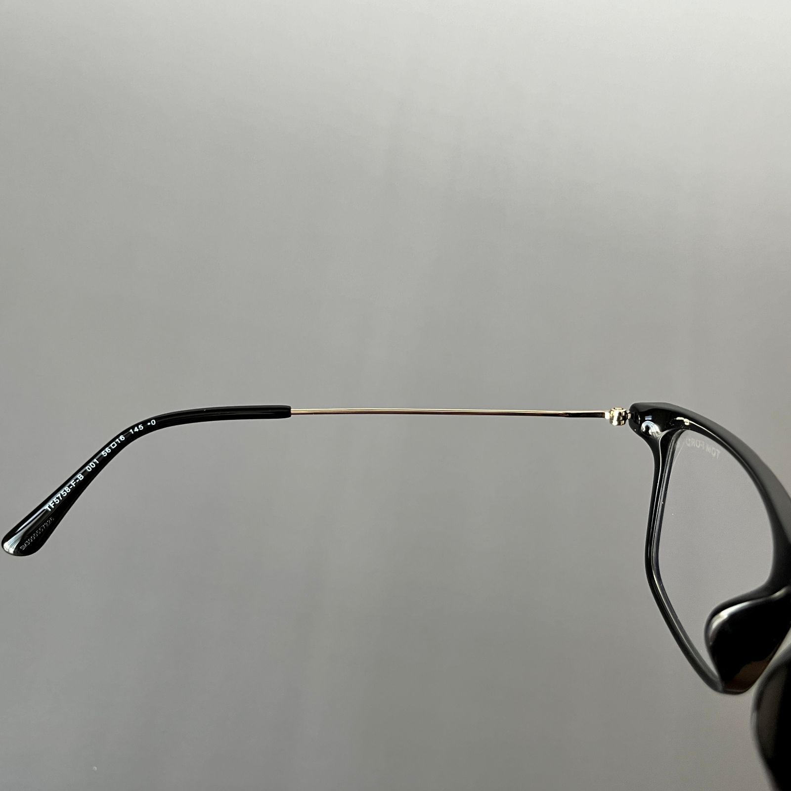 トムフォード メガネ スクエア TOM FORD アジアンフィット ブラック