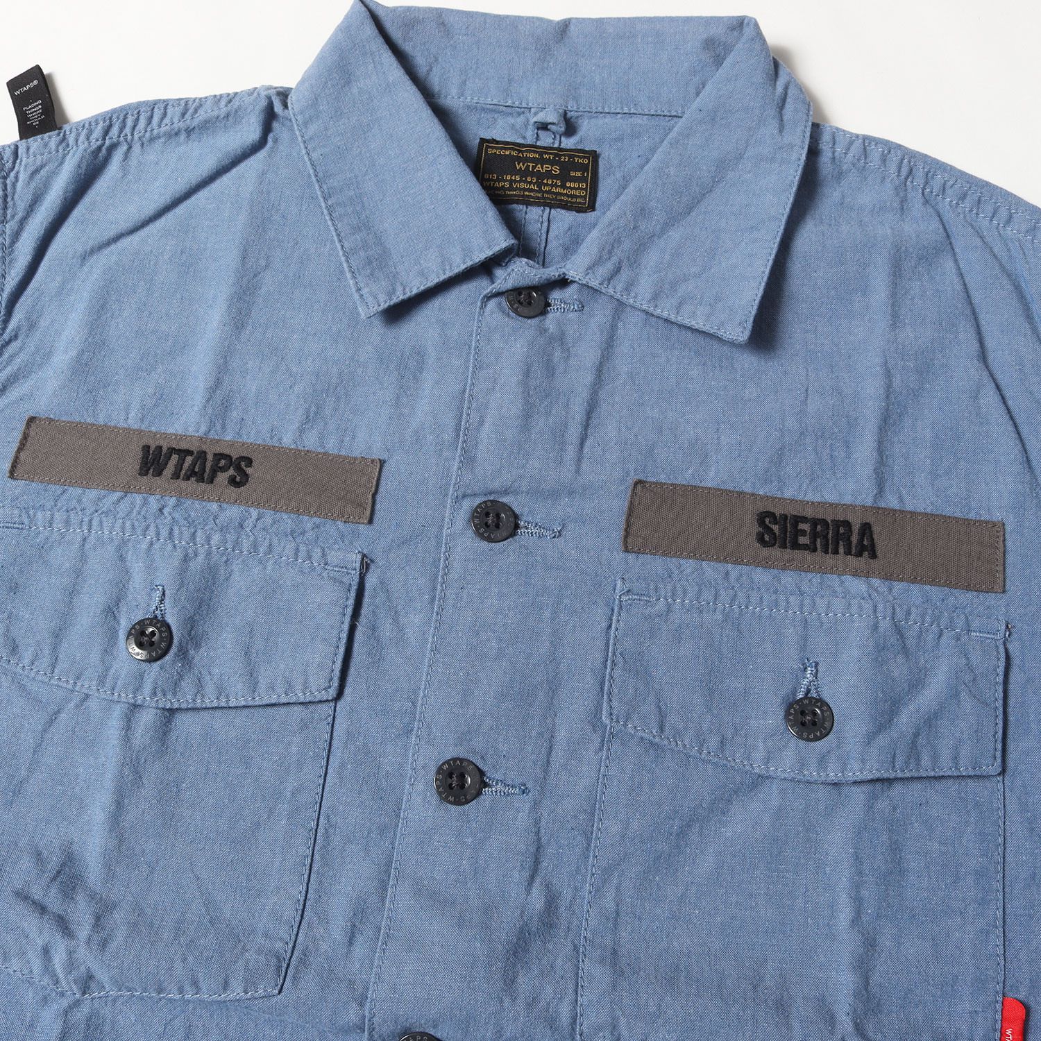 美品】WTAPS ダブルタップス シャツ サイズ:S / シャンブレー