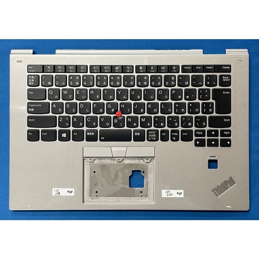 Lenovo Thinkpad X1 Yoga Gen2用 キーボード パームレストセット SM10M28971 シルバー