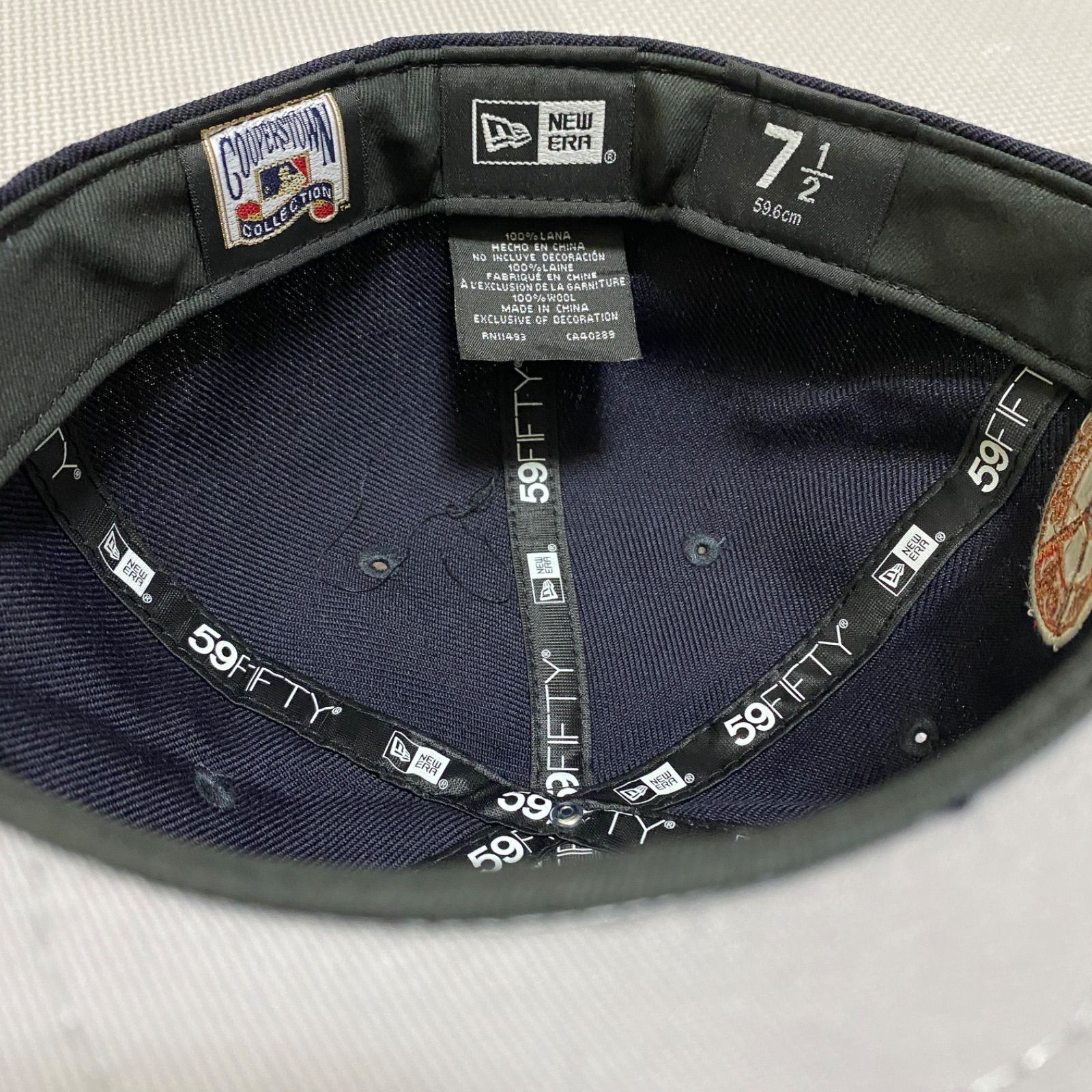 NEWERA》ニューエラ ニューヨーク ヤンキース 59FIFTY キャップ OGネイビー つば裏 グレー ウール製 サイドパッチ 7 1/2 -  メルカリ