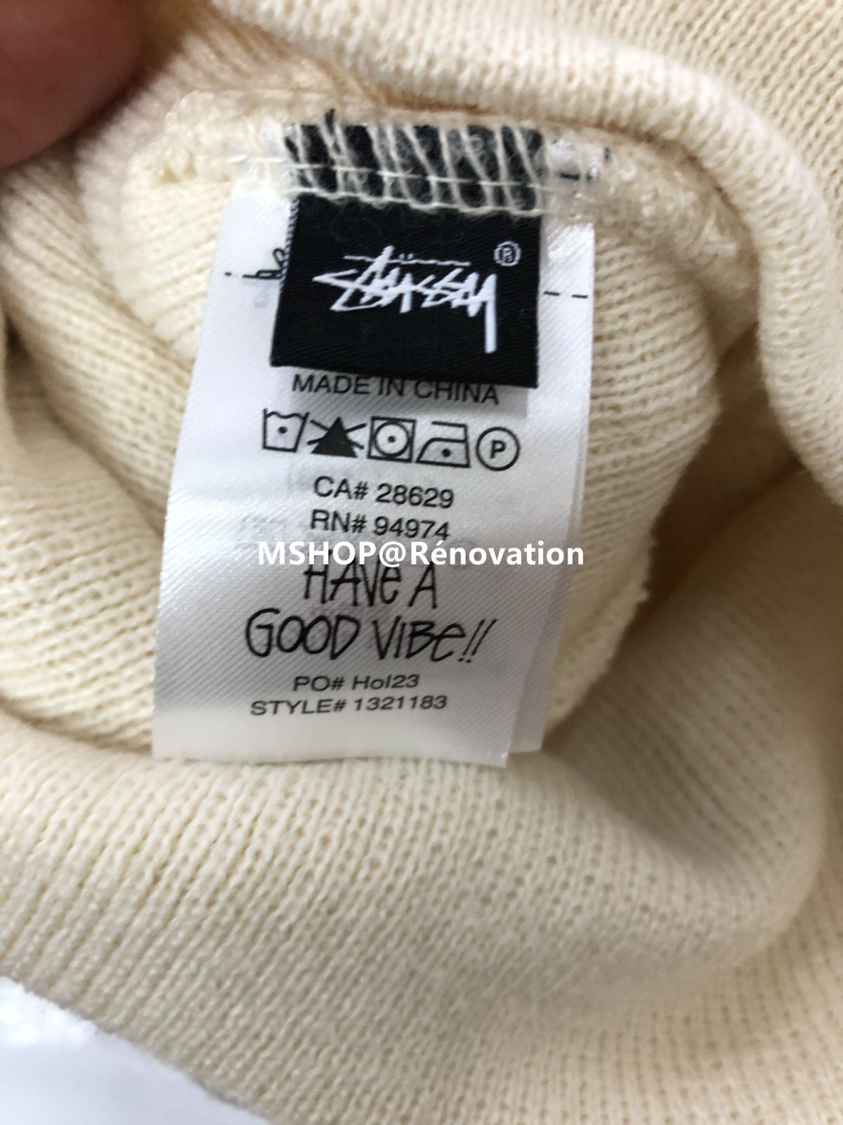 STUSSY Workgear Print Skullcap Bone - メルカリ