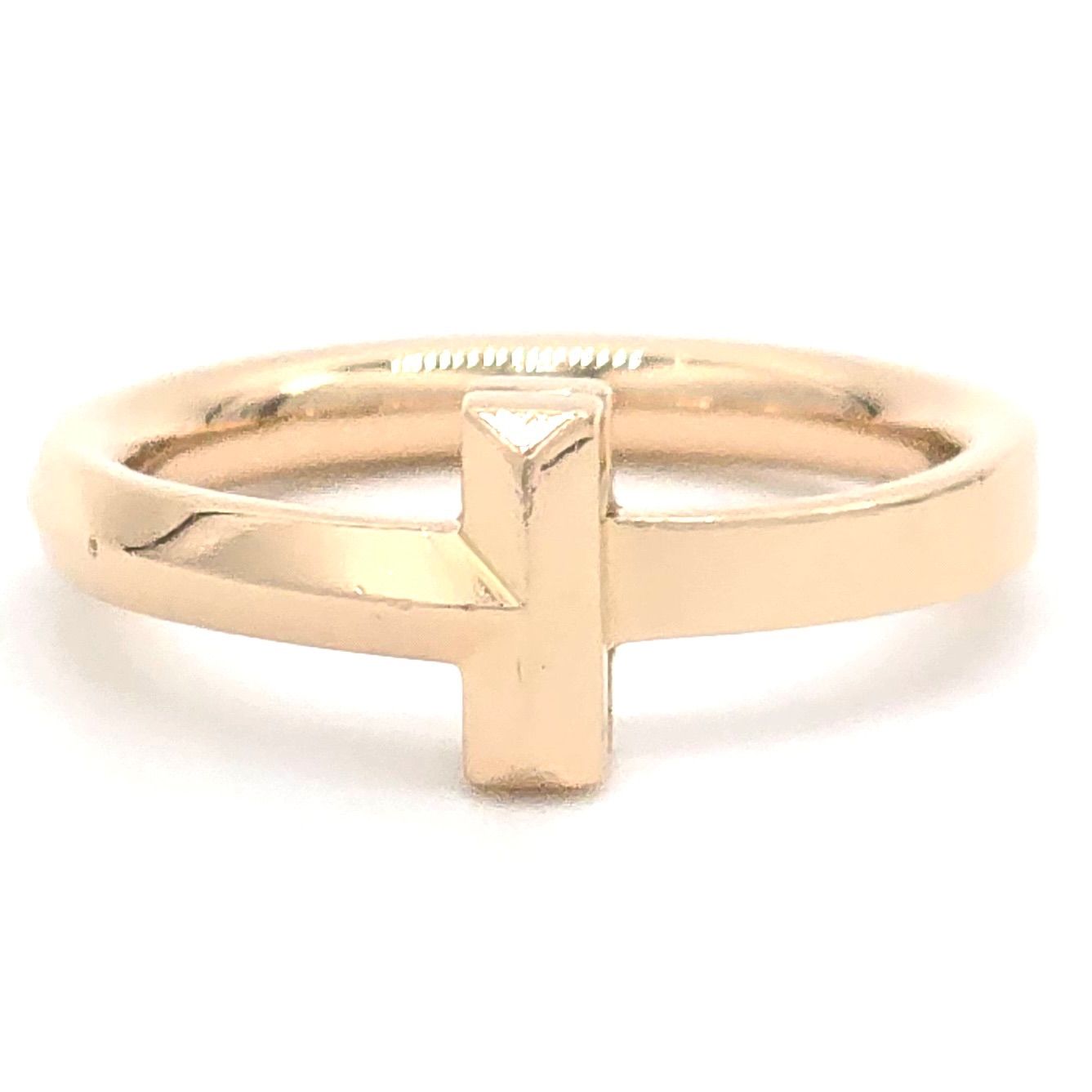 Tiffany & Co. - ティファニー 750 Tワンリング ローズゴールド