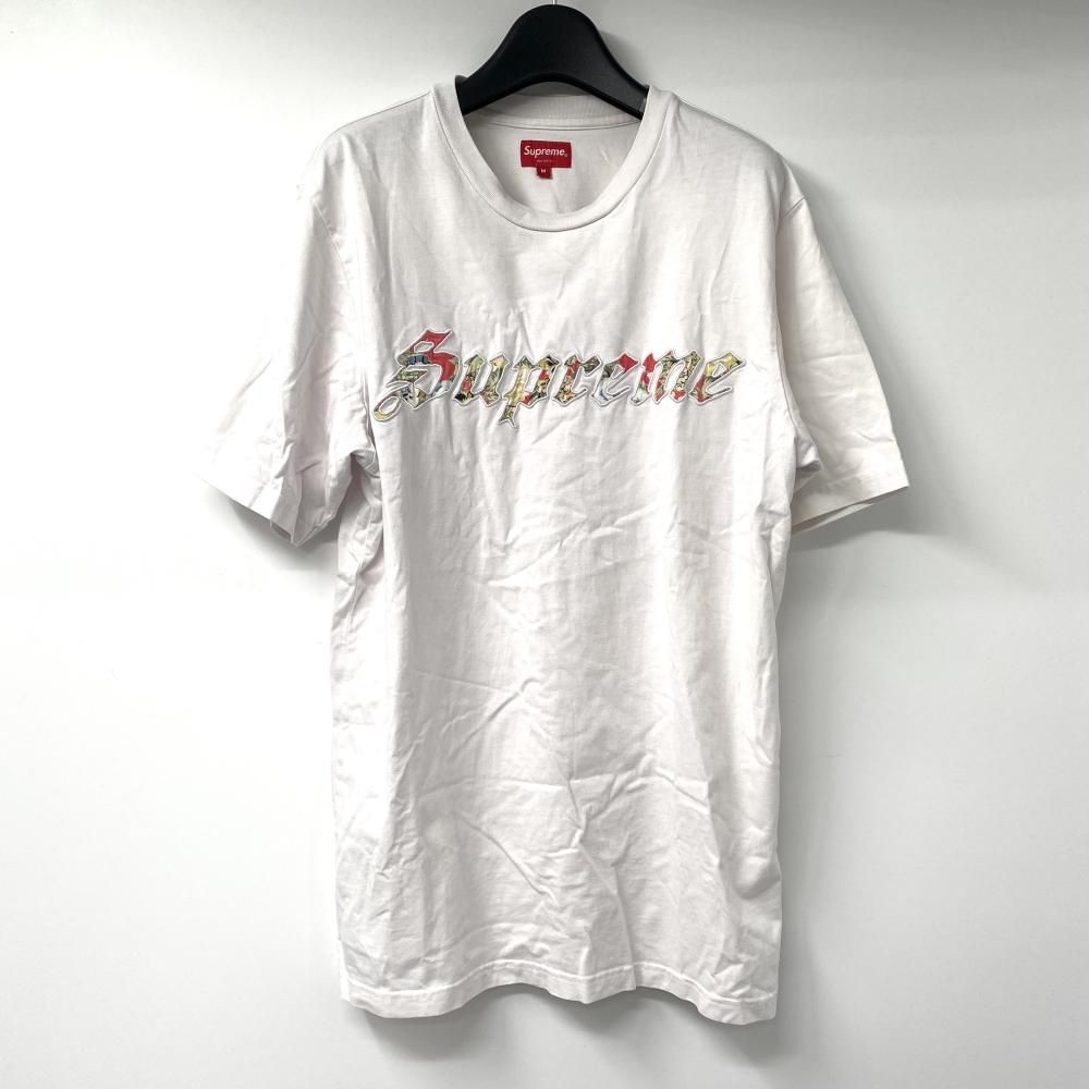 Supreme 21SS Floral Applique S|S Top サイズM ホワイト Tシャツ シュプリーム 17