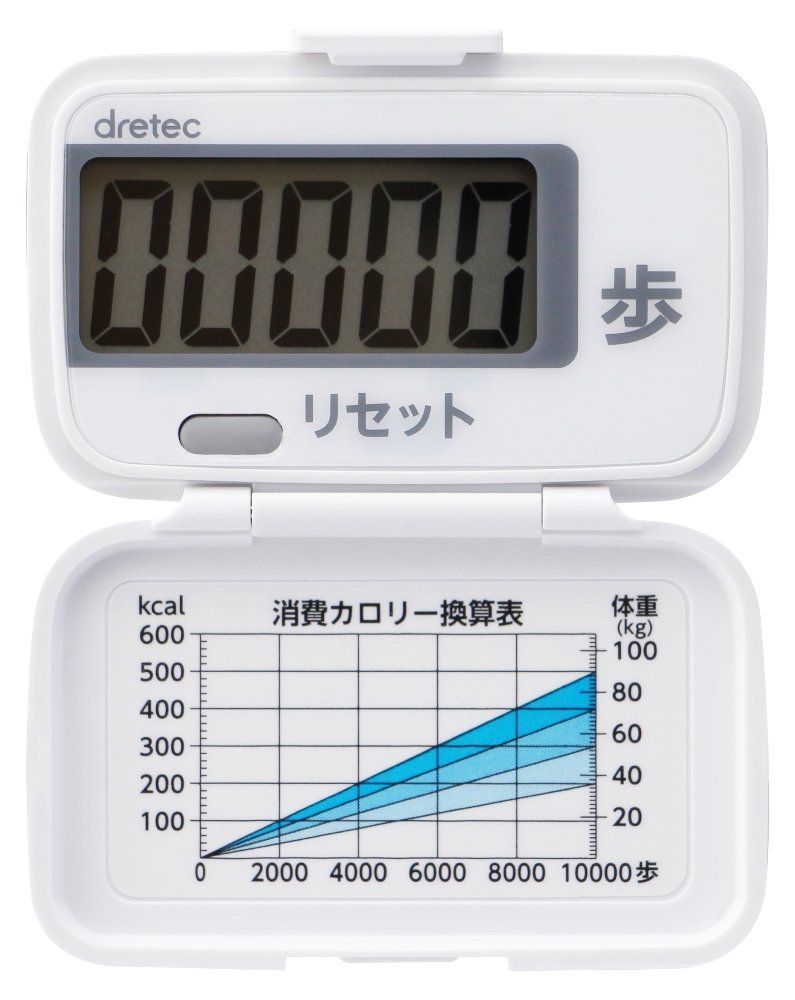 DRETEC(ドリテック) 歩数計 ウォーキングパートナー 振子式 大画面