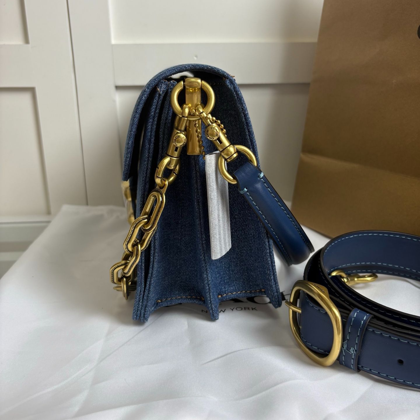 COACH コーチ タビー 3way デニム ショルダーバッグ CAN14 COACH コーチ タビー 3way デニム ショルダーバッグ CAN14