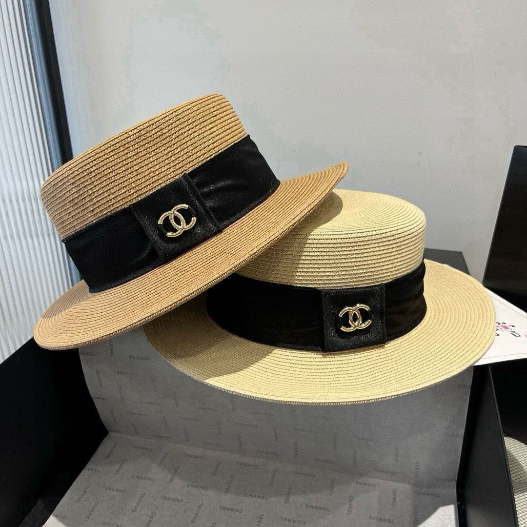 CHANELハットブラック新品❗未使用❗ 今日特価】Chanel 平頂ハット - メルカリ