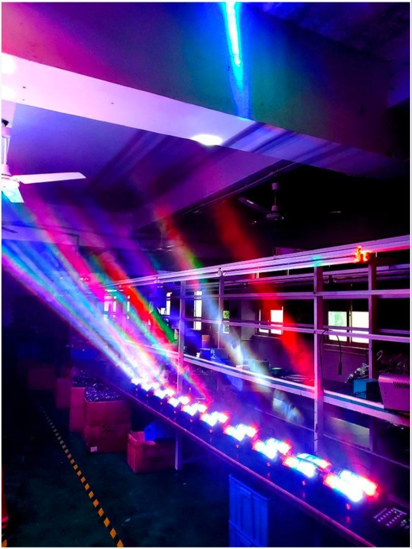 PETOOPミニスパイダーライト LED ステージ照明 音声/自動モード