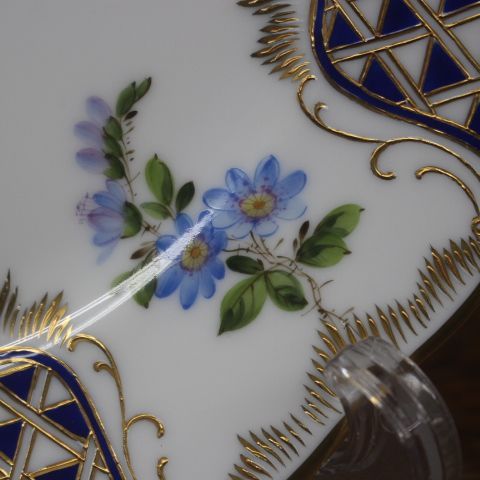 最高級シリーズ 極美品 ヘレンド Herend レア ブルーダイヤモンド