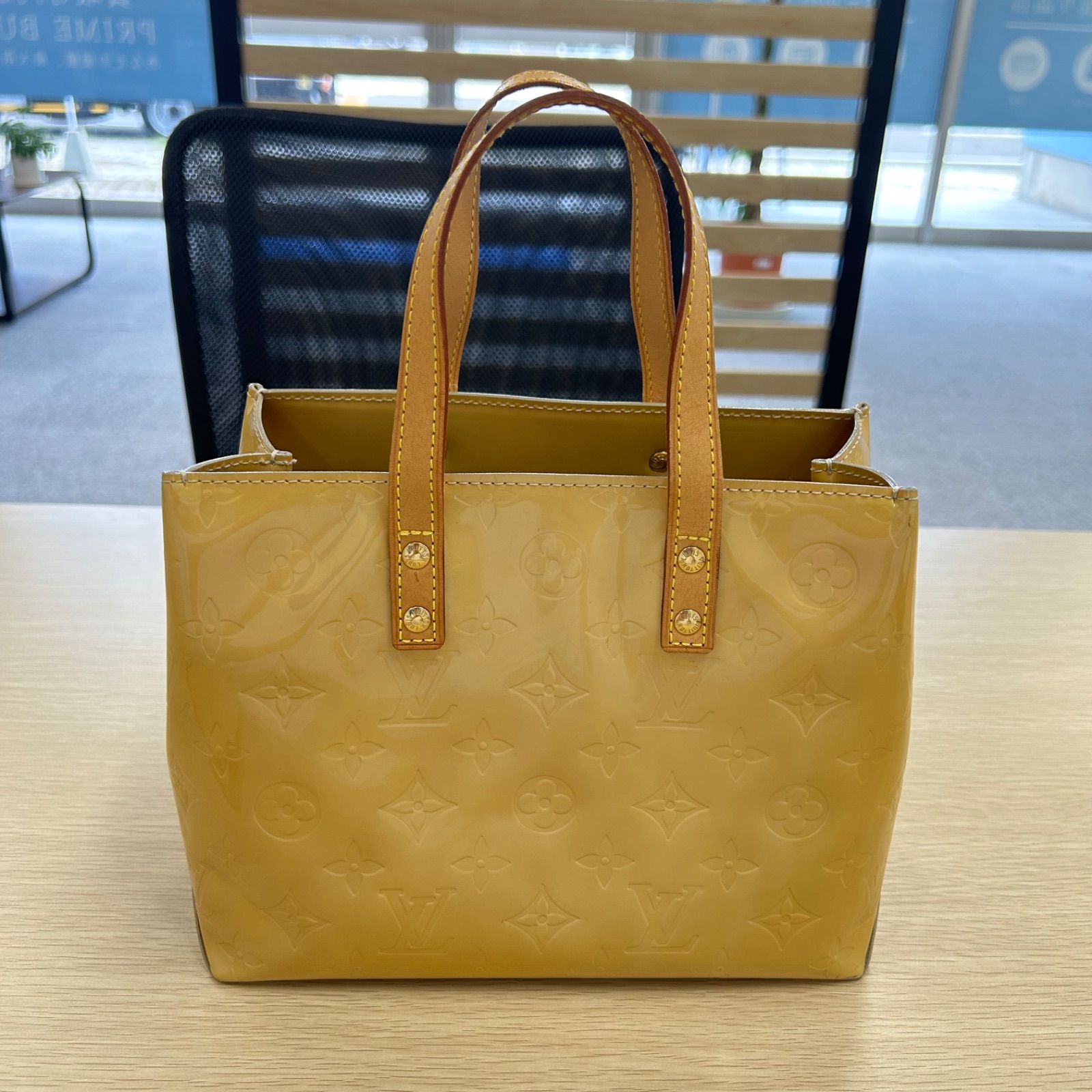 ヴィトン　ヴェルニ　PMハンドバッグ 美品】ルイヴィトン LOUIS VUITTON ヴェルニ リードPM