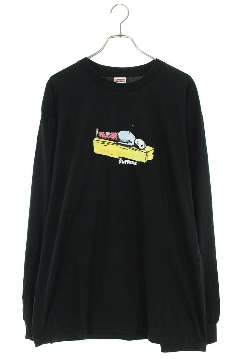 シュプリーム 23AW NEIL BLENDER L/S TEE イラストプリント長袖