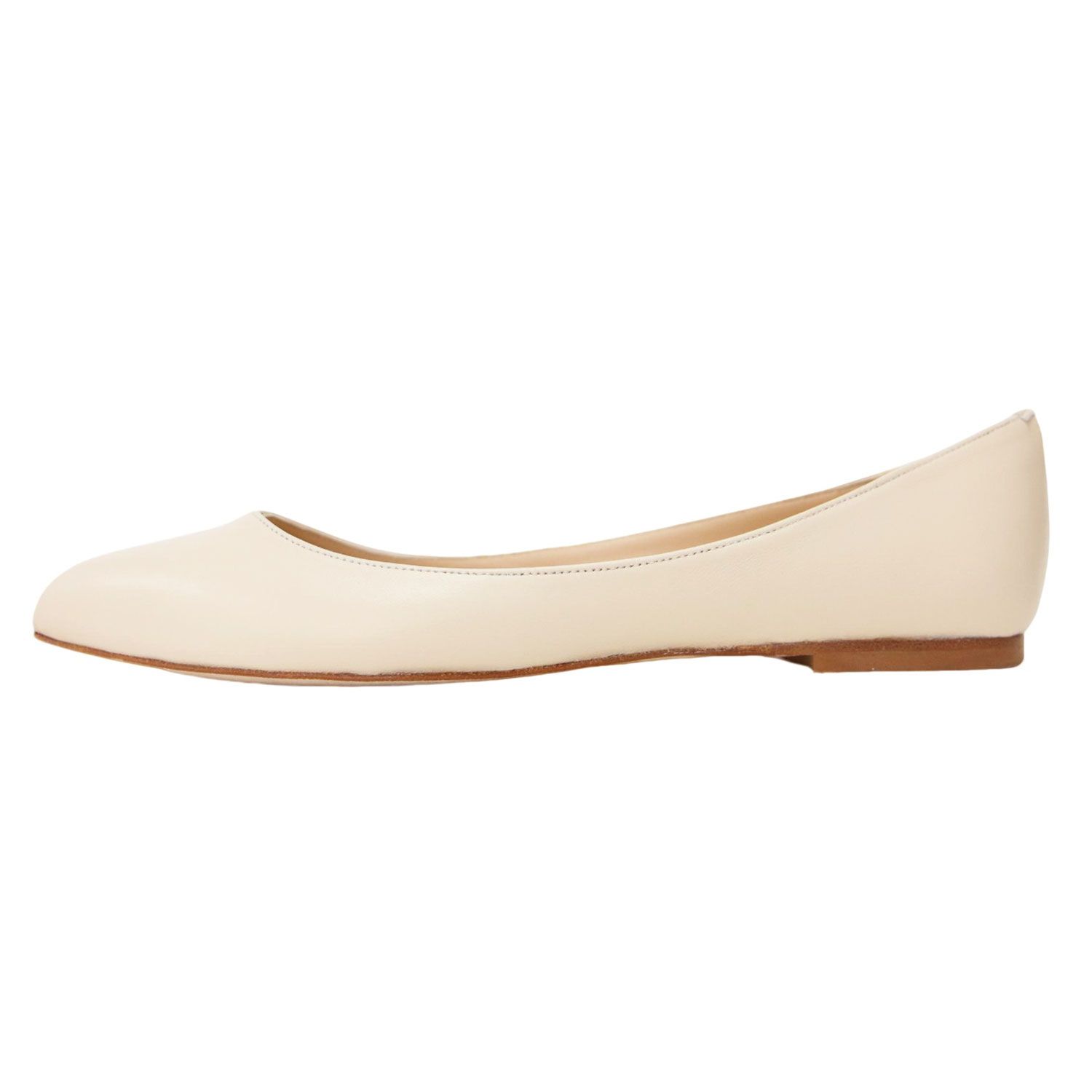 ファビオルスコーニ バイカラーパンプス37.5 ベージュホワイト ファビオルスコーニ FABIO RUSCONI バイカラーポインテッドトゥ