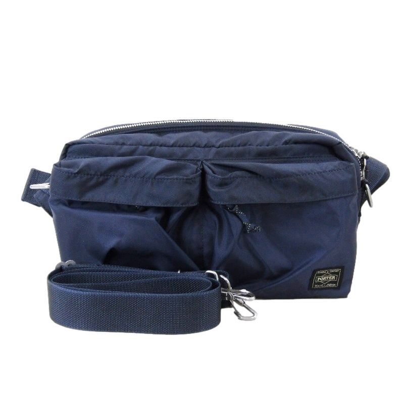 PORTER ポーター ウエストバッグ フォース 855-07418 FORCE 2WAY WAIST BAG ショルダーバッグ 吉田カバン ネイビー 24004019