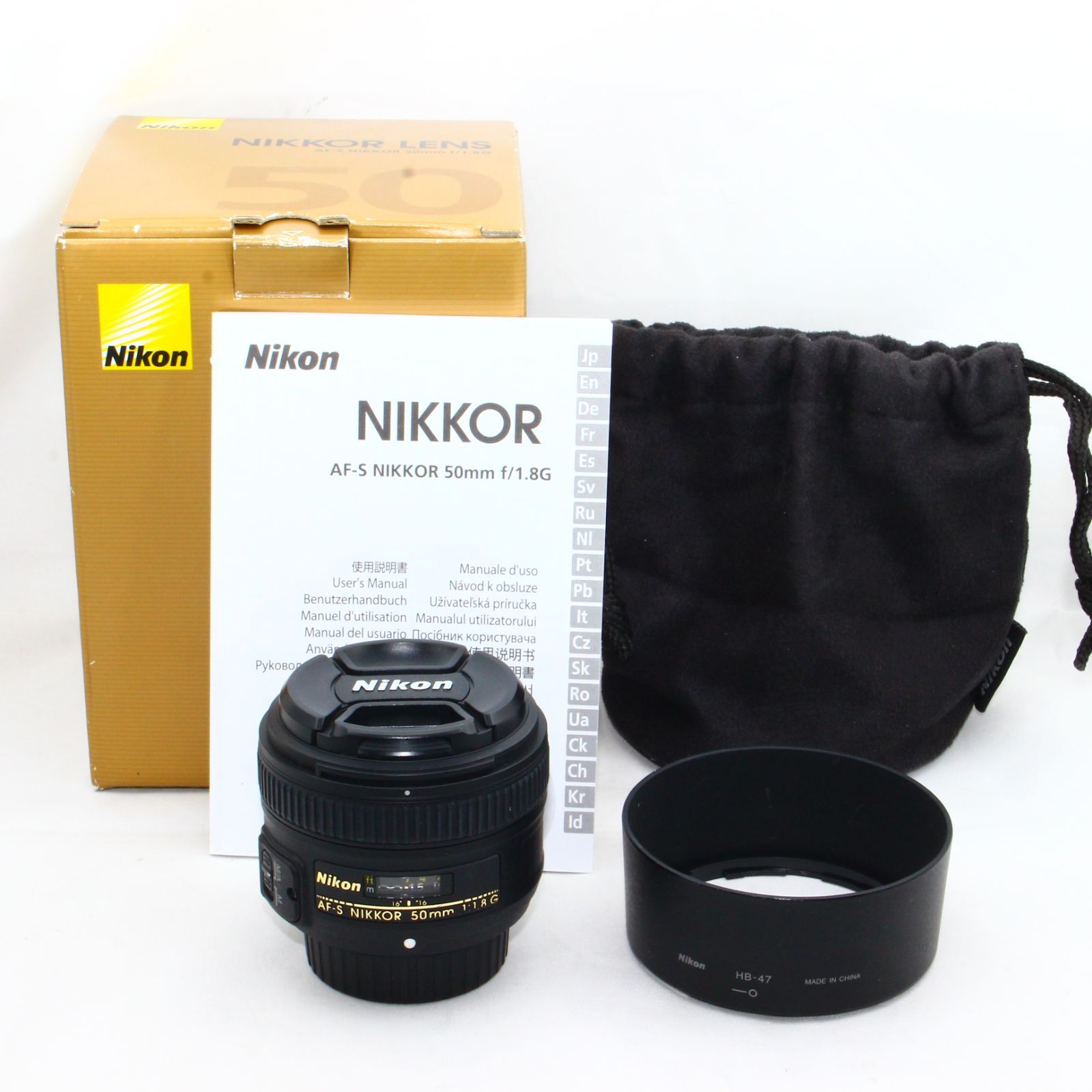 けできませ ヤフオク! AF-S NIKKOR 50mm f/1.8G フ... - Nikon 単焦点