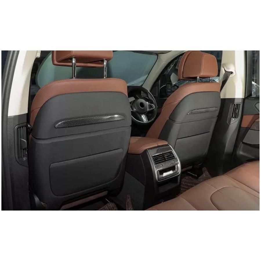スポーティ全開 カーボン ルック フロントシート リア カバー BMW G06 X6 xDrive35d Mスポーツ M50i X6シリーズ 3792