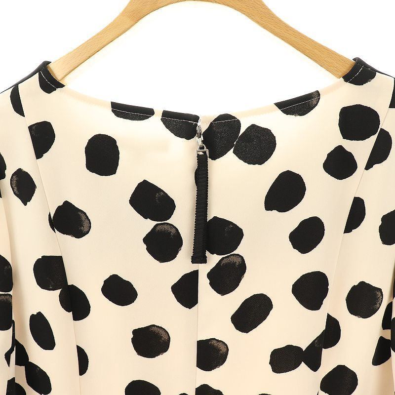 トゥービーシック TO BE CHIC サテン ドット レース ワンピース