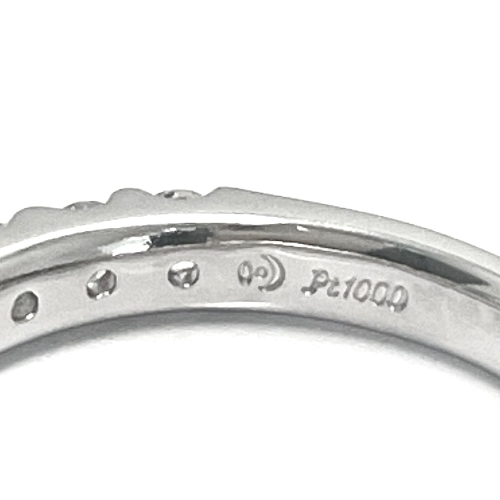 TASAKI / タサキ ハーフエタニティ ダイヤリング Pt1000 0.65ct TASAKI / タサキ ハーフエタニティ ダイヤリング Pt1000 0.65ct