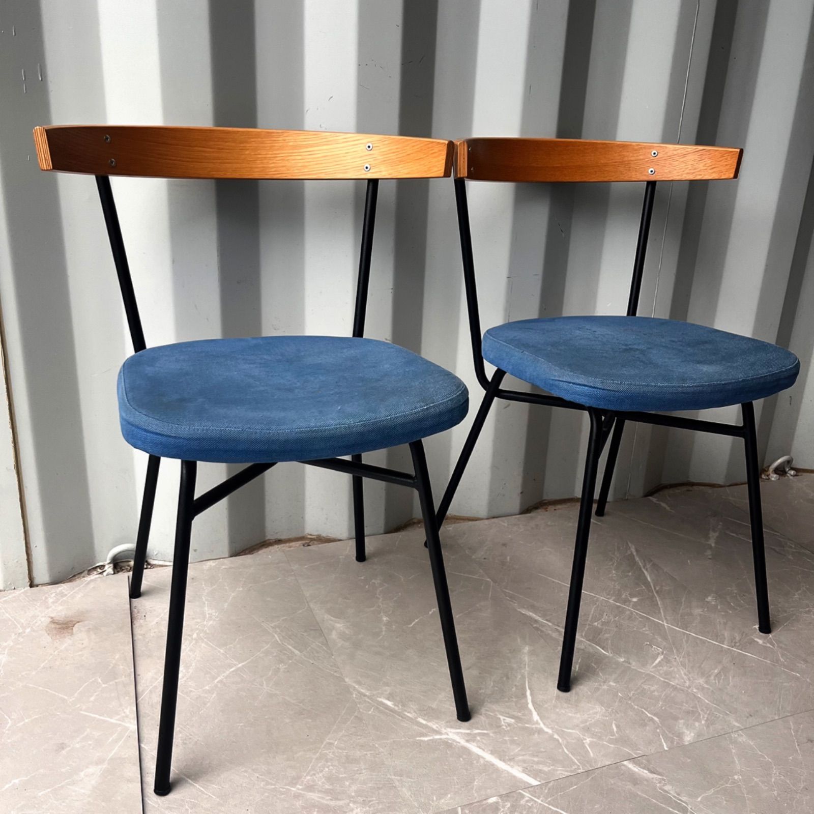 取付無料！イデー フェレチェア 北欧モダン風おしゃれインテリアダイニングチェア✨ 取付無料！イデー フェレチェア 北欧モダン風ブルーダイニングチェア2