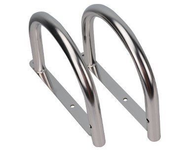 ステンレスを厚くしますボート用下水はしごボートボート折りたたみはしご泳いで登るはしご浮く