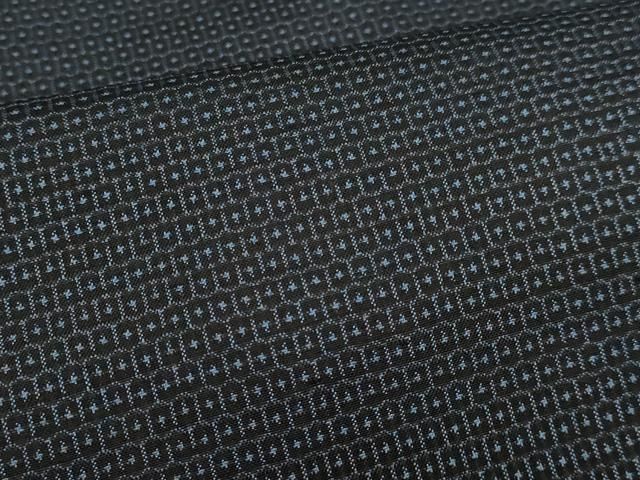 平和屋着物□男性 本場大島紬 アンサンブル 100亀甲 総絣 正絹 逸品  