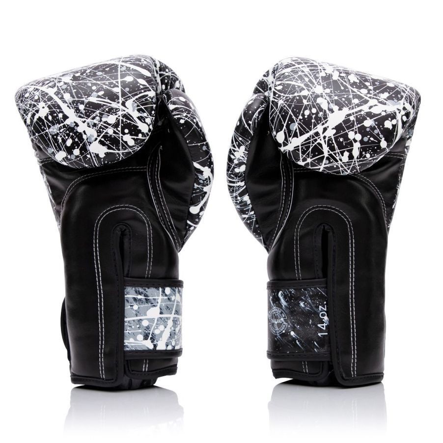 新作，安い 【新品】Fairtex グローブ BGV14 14oz Paint ブラック/ホワイト