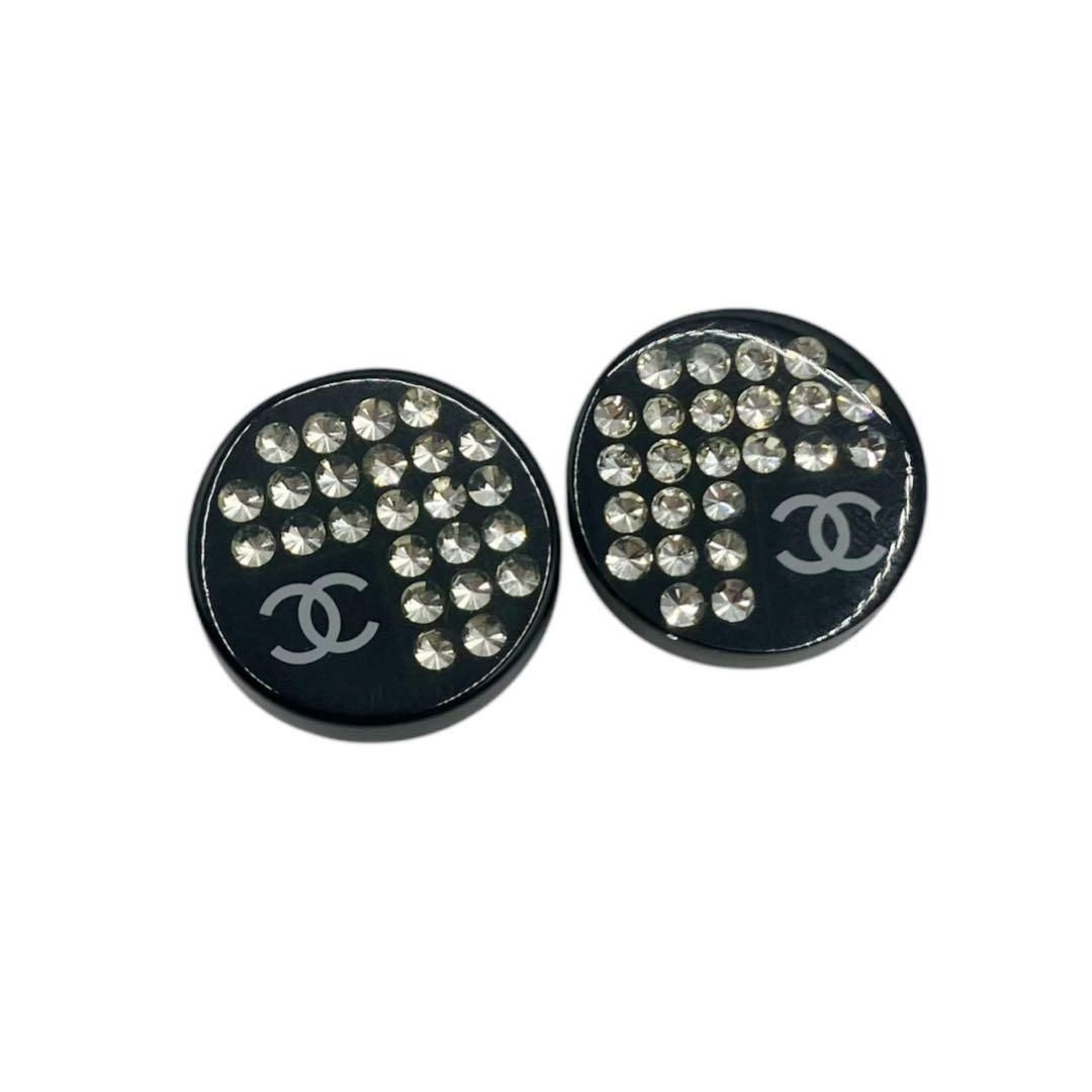 シャネル 05P ココマーク ラインストーン イヤリング