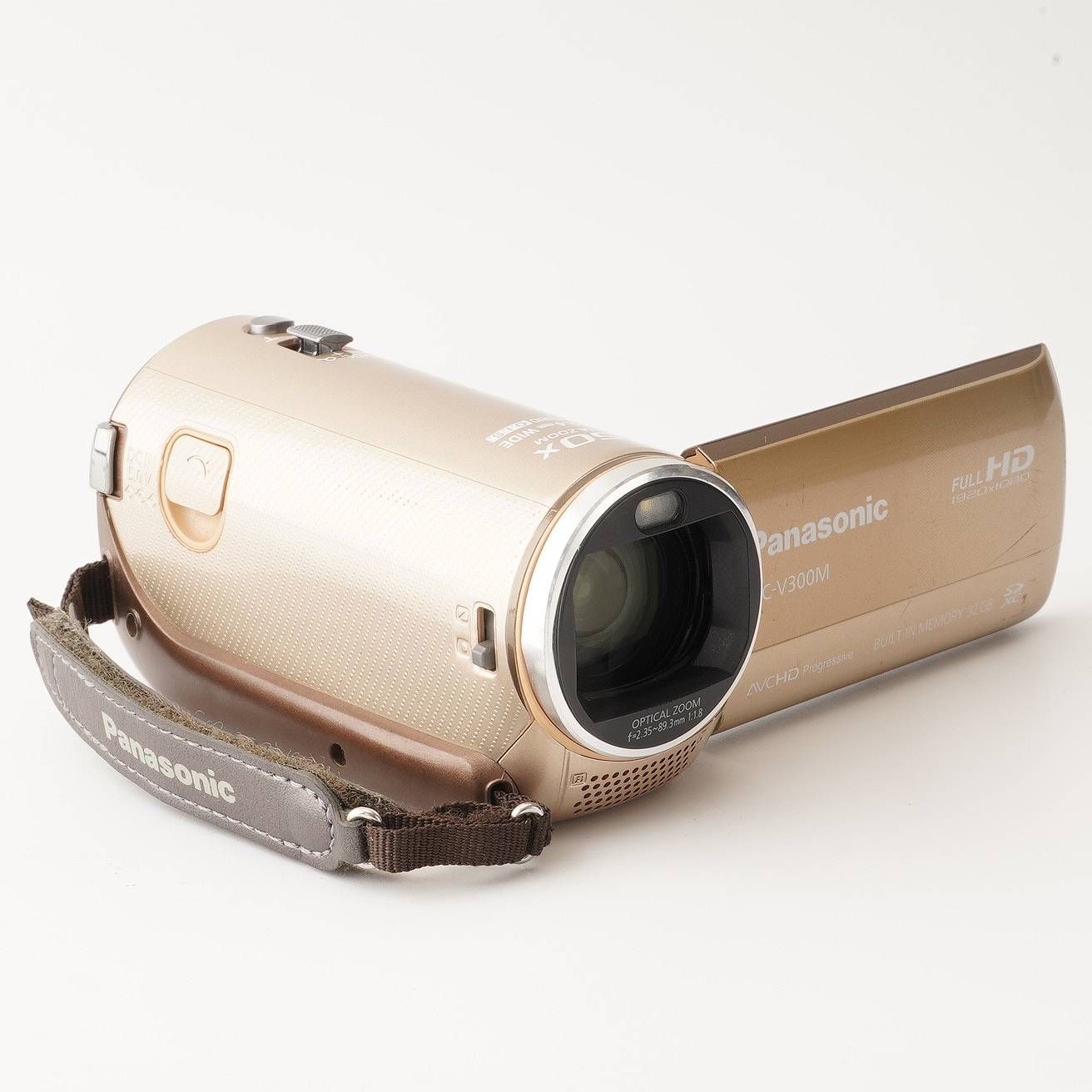 パナソニック Panasonic HC V 300 M ゴールドベージュ 50 xズーム フルHD
