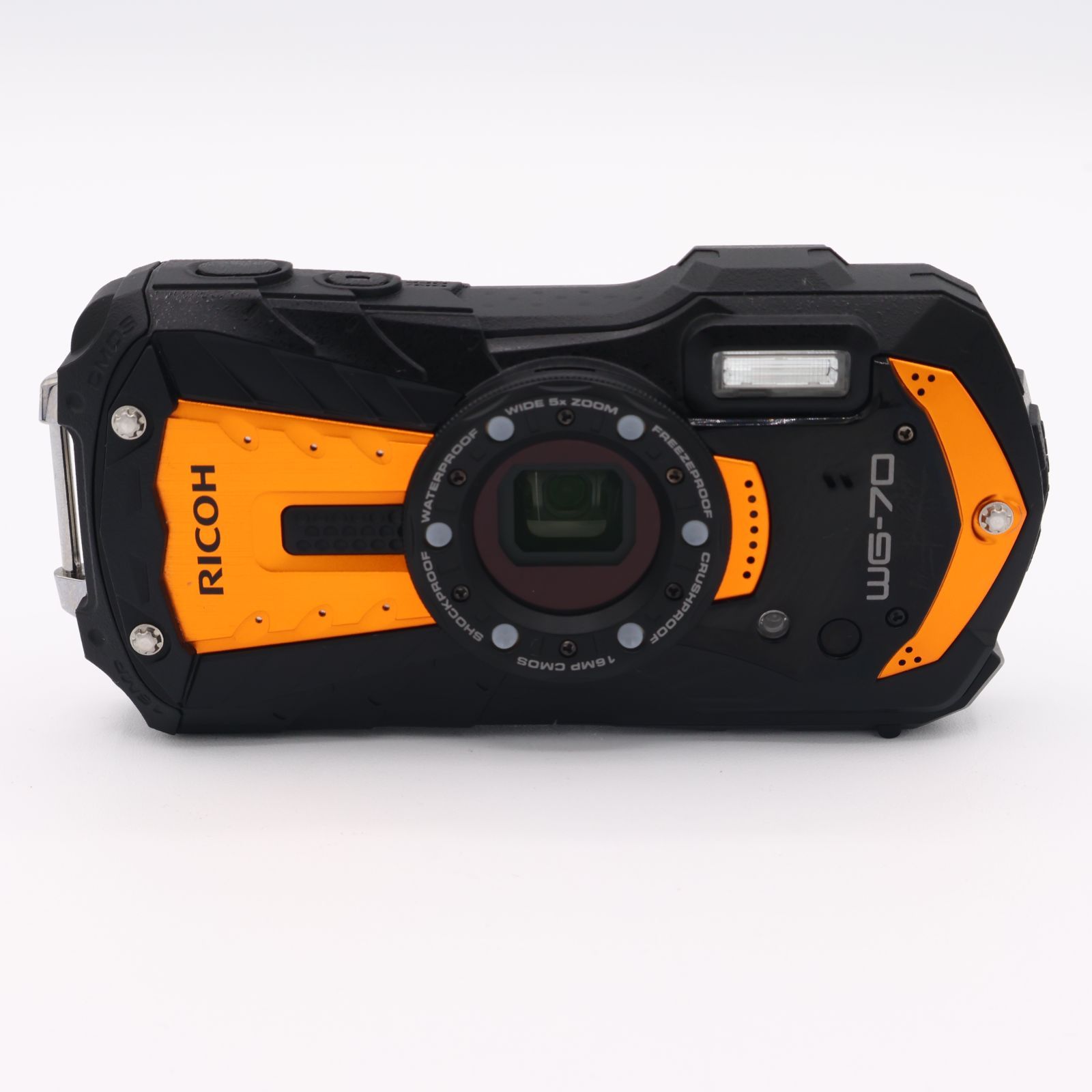 RICOH WG-70 オレンジ リコー本格防水デジタルカメラ