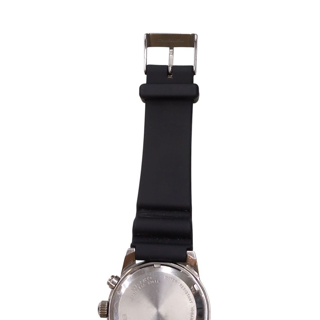 SEIKO セイコー 5M22-6C20 AGS SUS サス 自動巻腕時計 黒文字盤