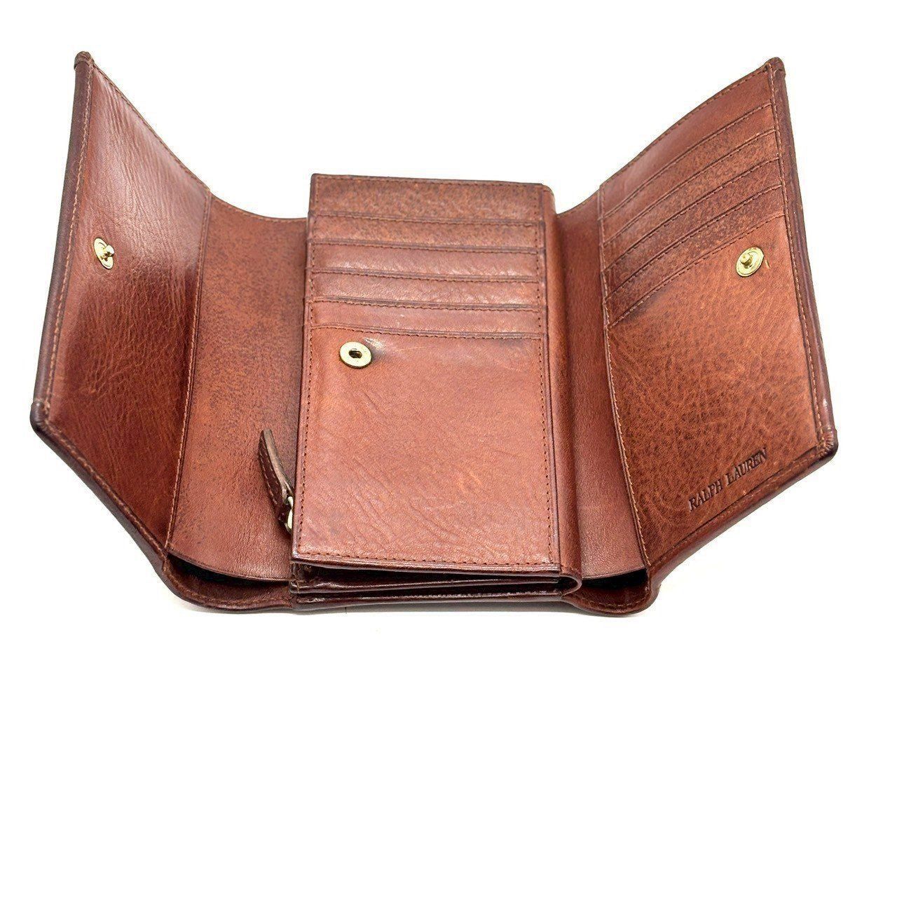 品格漂う大人財布】 RALPH LAUREN ラルフローレン 三つ折り財布