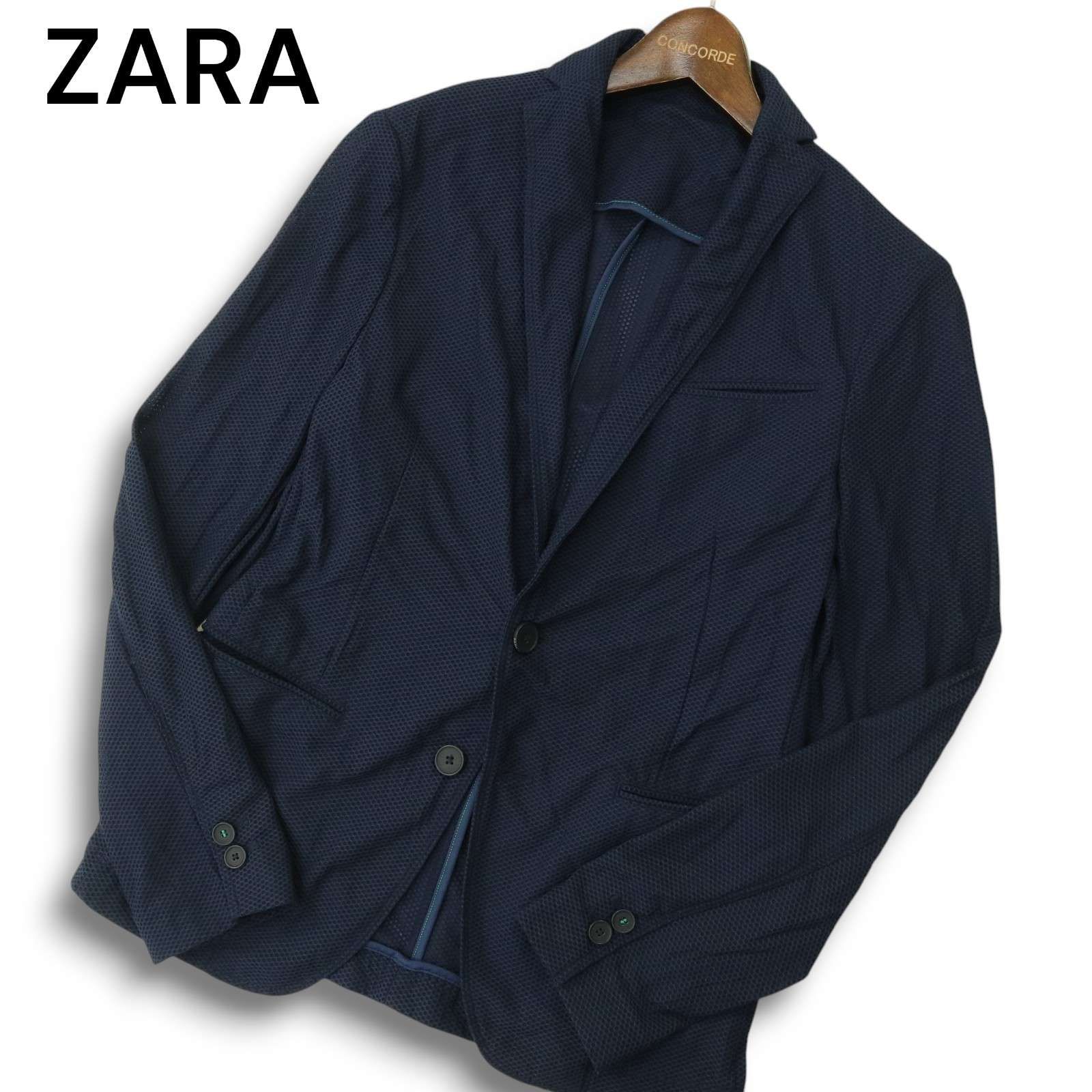 ZARA ザラ マン 春夏 現行タグ☆ メッシュ 2B アンコン テーラード 