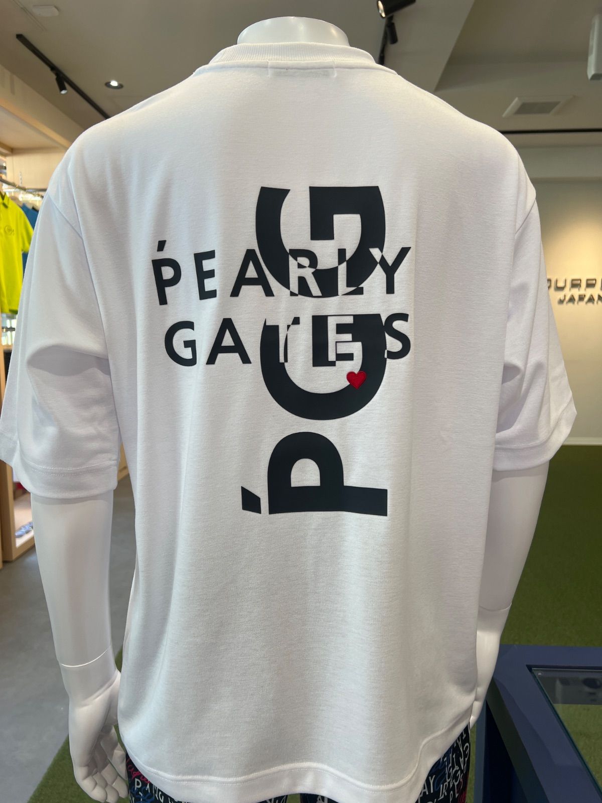 PEARLY GATES PGG ダークグレー Mサイズ シャツサイズ1大き目 PGG】【直営店舗&公式オンライン限定】Nyストレッチラチネコンビ