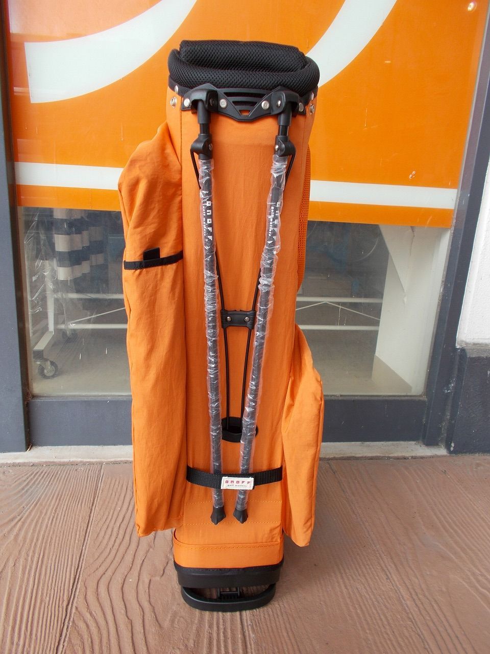 新品 ONOFF キャディバッグ OB0326 軽量 9型 2.6kg オレンジ