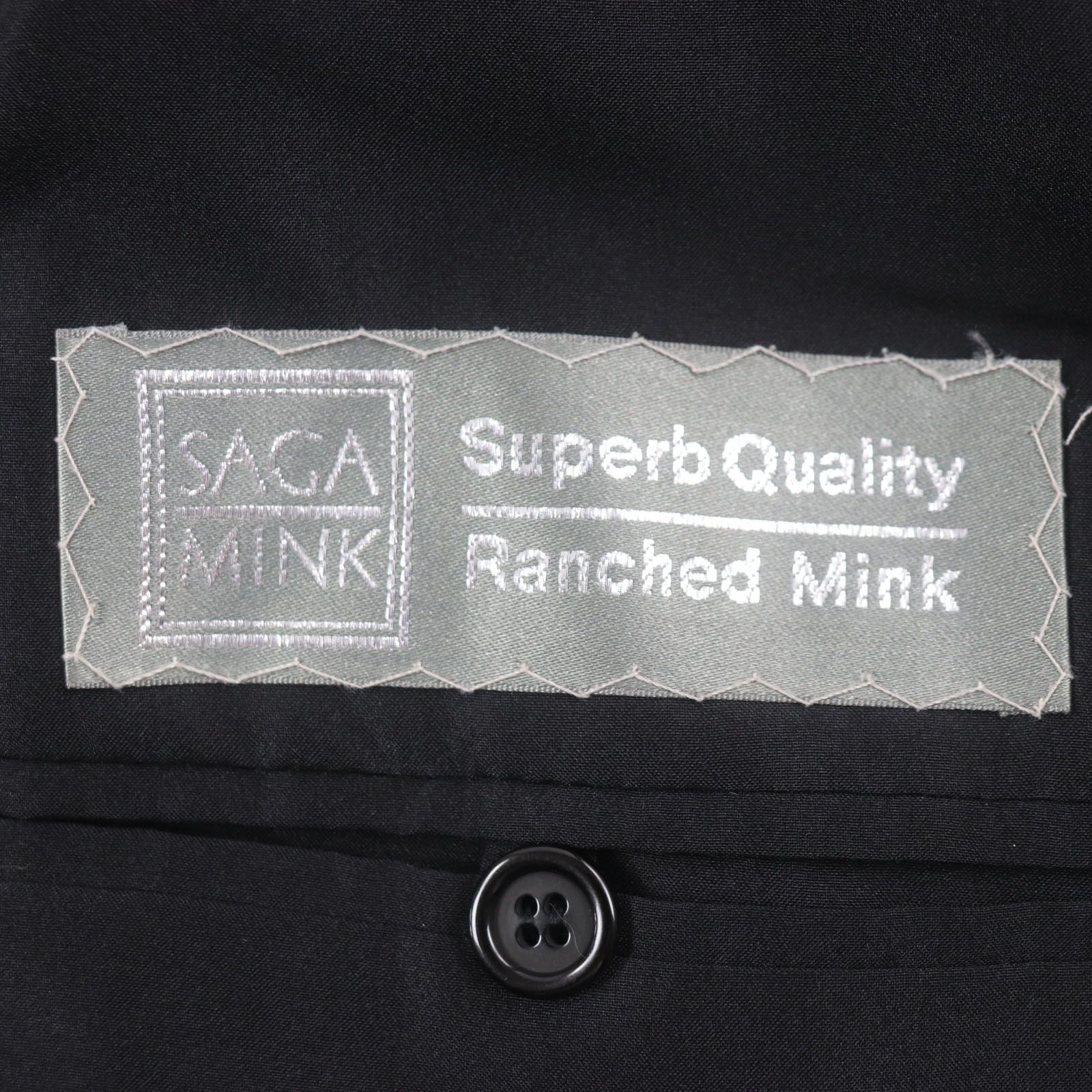 SAGA MINK ミンク ダブルブレストコート 男性用 SAGA MINK ミンク ダブルブレストコート 男性用