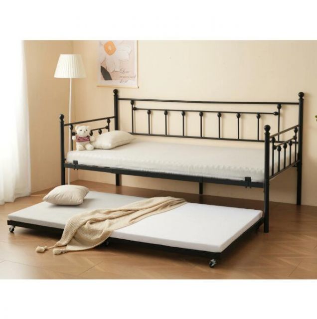 赤字価格！二段親子ベッド収納 北欧風 おしゃれ 子供部屋 耐震 BLACK 二段