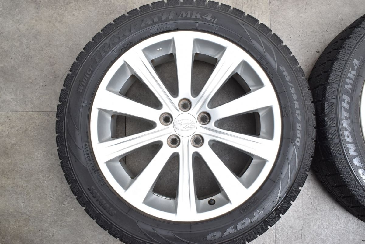 大特価】スバル GH インプレッサ 純正 17in 7J +55 PCD100 トーヨー 215/55R17 SG SH フォレスター レガシィ アウトバック 車検用などに - メルカリ