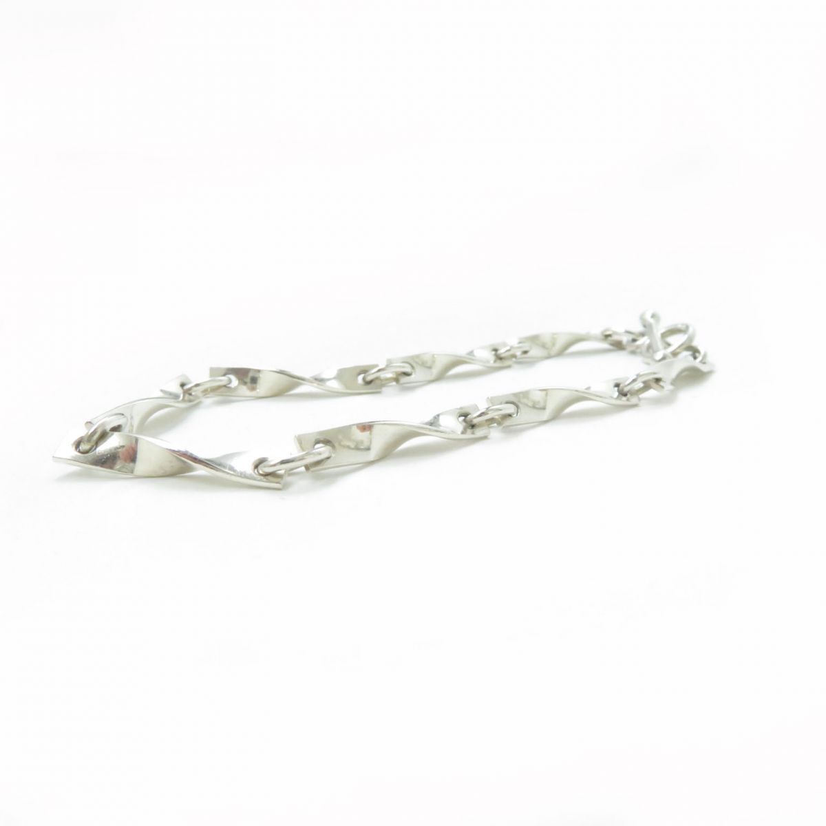 美品☆GEORG JENSEN ジョージジェンセン 283C ツイストプレート 