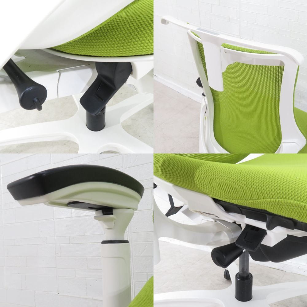 【専用引取限定】美品 2019年製イトーキ ITOKI デスクチェア エフチェア エフチェア プレーンメッシュ KG-170JV-W9T1｜オフィスチェア