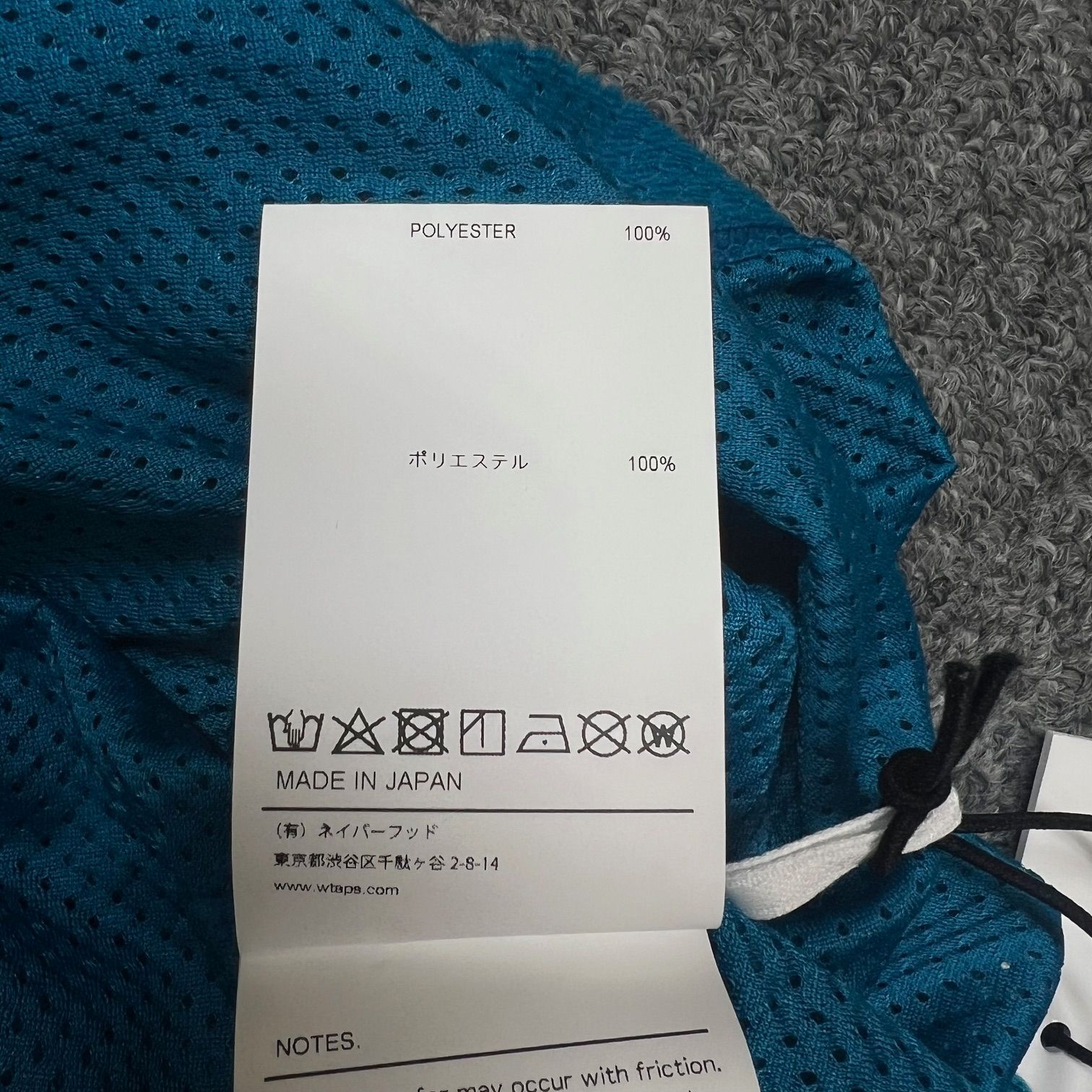 未使用品 WTAPS 25SS QB / SS / POLY フットボールシャツ 半袖