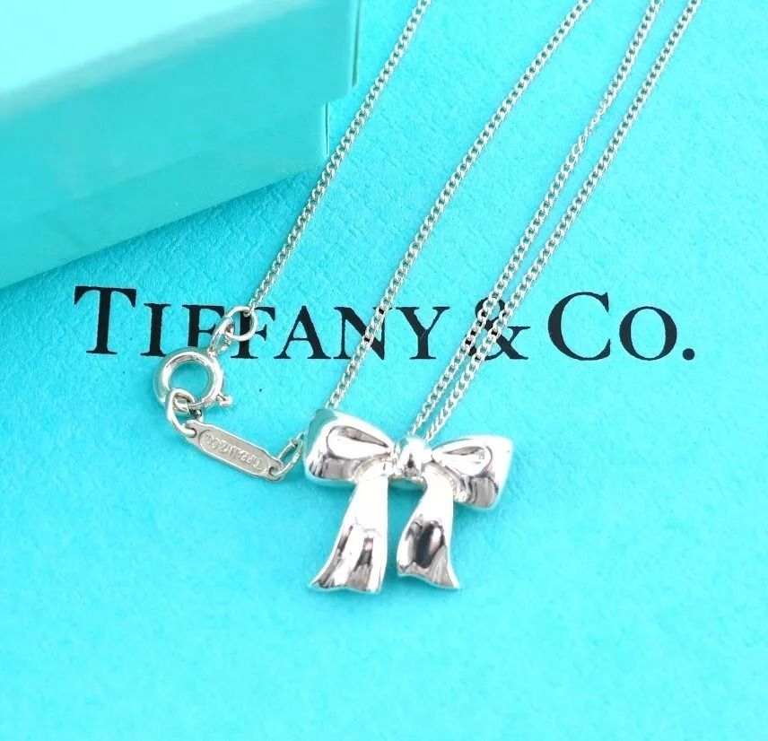 Tiffany & Co. ティファニー リボン ネックレス スターリングシルバー