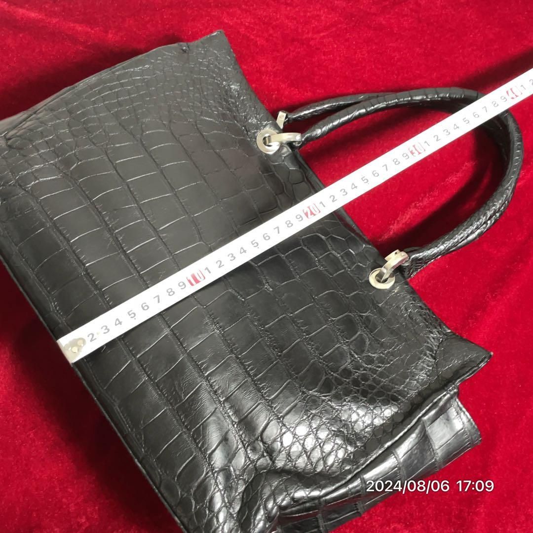 Donna elissa ドンナエリッサ クロコダイル マットクロコ ワニ革 