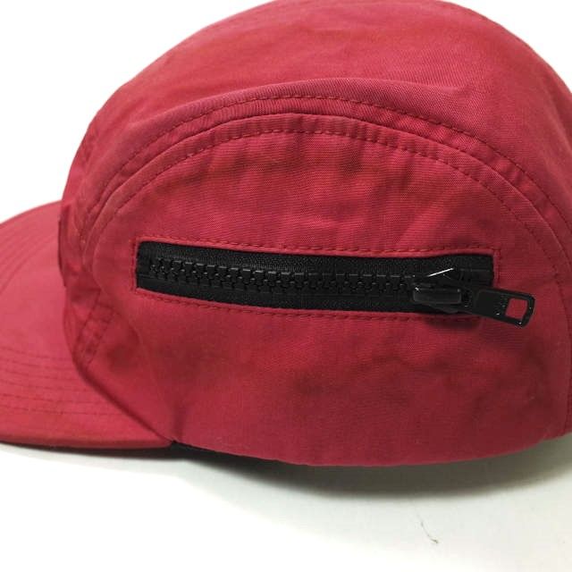 SUPREME シュプリーム アメリカ製 14SS Box Logo Side Zip Camp Cap ボックスロゴサイドジップキャンプキャップ ONE SIZE RED ジェットキャップ MADE IN USA 帽子【SUPREME】