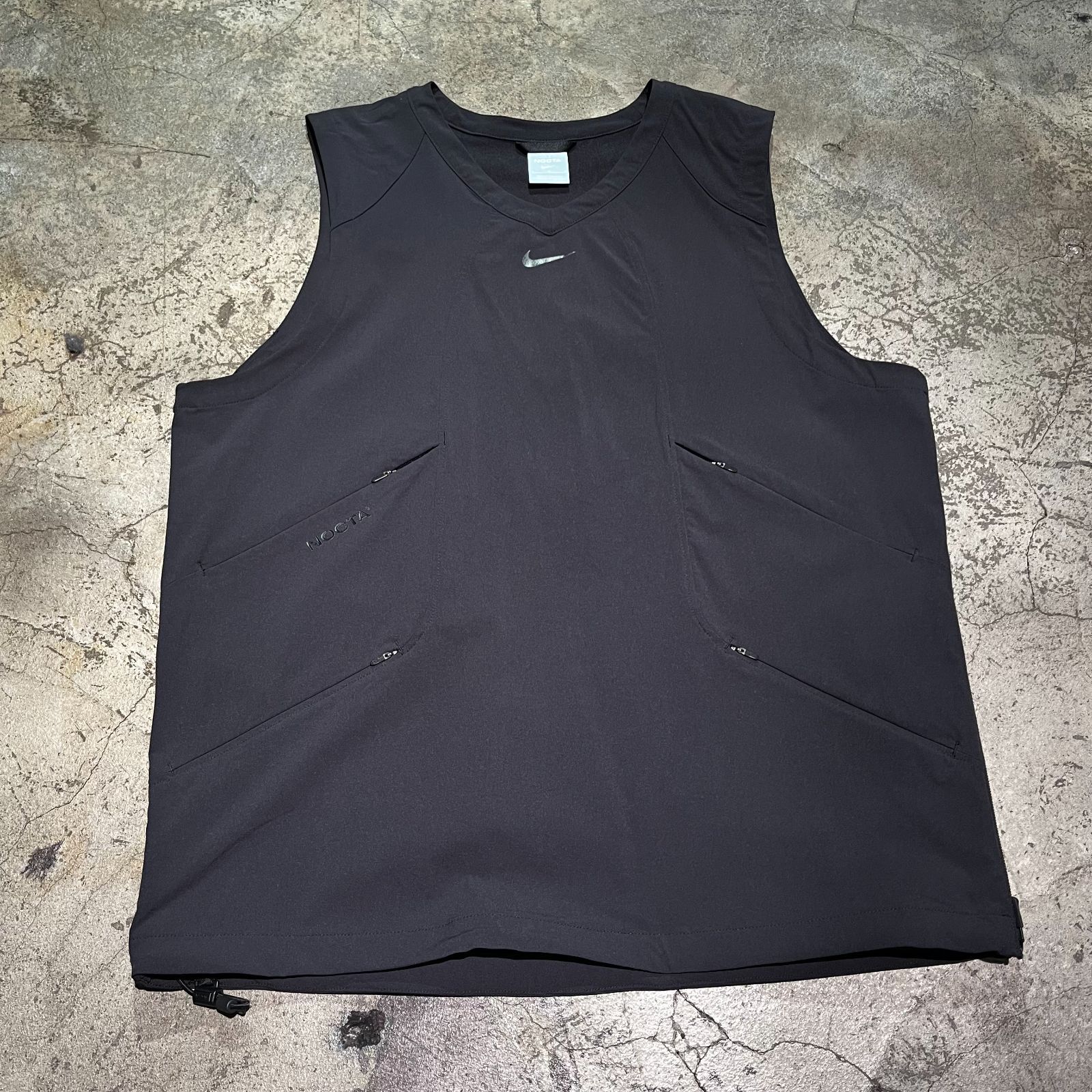 NIKE NOCTA ナイキ ノクタ Golf Woven Vest Black - DJ5582-010 テック