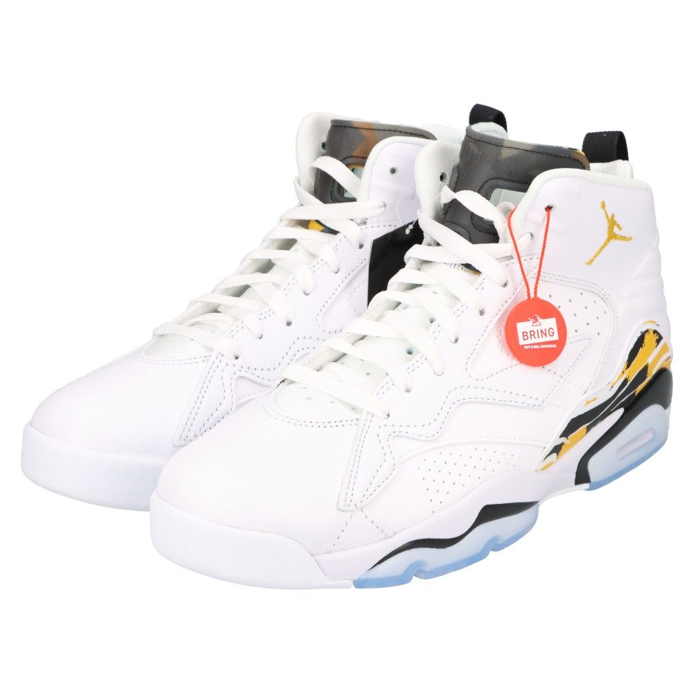 NIKE (ナイキ) Air Jordan Jumpman MVP White/Black/Yellow Ochre エアジョーダン ジャンプマン  MVP オークル ハイカットスニーカー US10/28cm DZ4475-107 - メルカリ