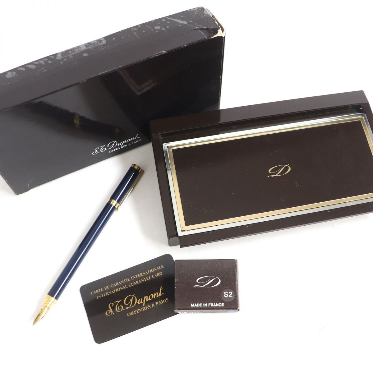 美品・Ｓ・Ｔ・デュポン・ボールペン　ＭＡＤＥ　ＩＮ　ＦＲＡＮＣＥ　４５１４０Ｎ S.T. Dupont - デュポンボールペン S.T. Dupontクラシックの通販 by